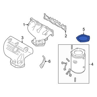Mazda OE - Rear Rearward Catalytic Converter Gasket