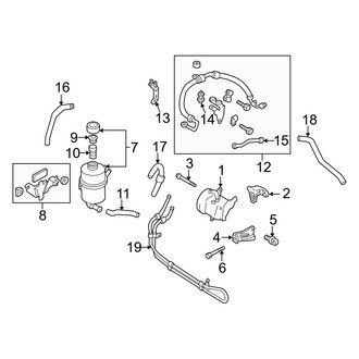 Mazda OE - Steering Gear & Linkage - Pump & Hoses