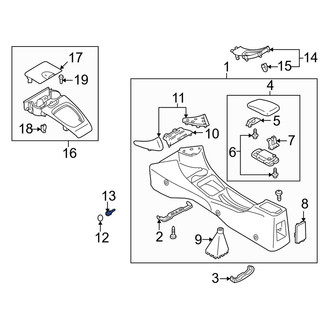 Mazda OE - Console Screw