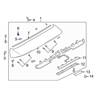 Mazda OE - Hood Scoop Gasket