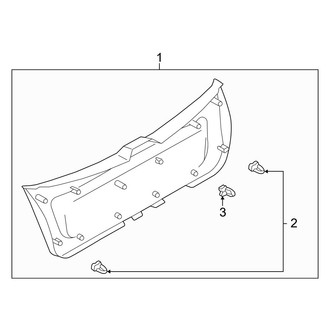 Mazda OE - Lift Gate - Interior Trim