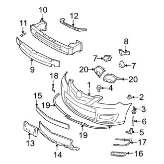 Mazda OE - Front Bumper - Bumper & Components (Mazdaspeed)