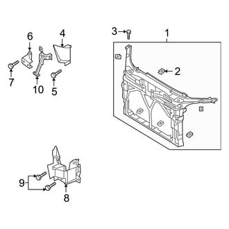 Mazda OE - Radiator Support (i / S)