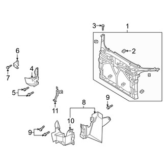 Mazda OE - Radiator Support (Mazdaspeed)
