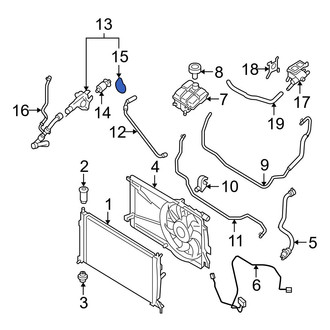 Mazda OE - Engine Coolant Thermostat Housing Gasket