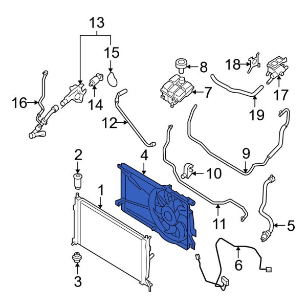 Engine Cooling Fan Assembly