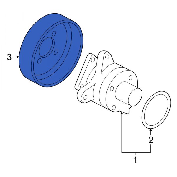 Engine Water Pump Pulley