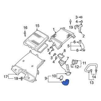 Mazda OE - Turbocharger Outlet Tube
