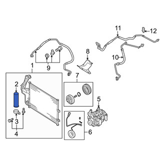 Mazda OE - A/C Receiver Drier