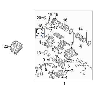 Mazda OE - HVAC Mode Door Lever Link