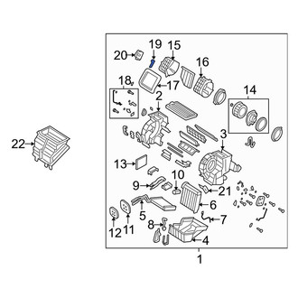 Mazda OE - Cabin Air Temperature Sensor