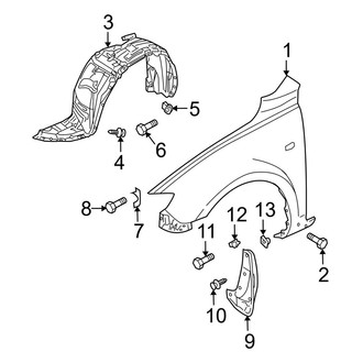 Mazda OE - Fender & Components