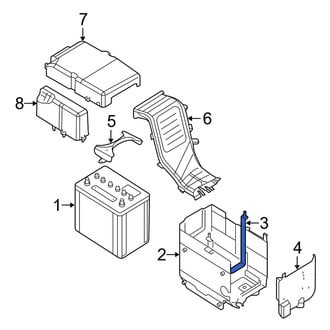 Mazda OE - Battery Hold Down