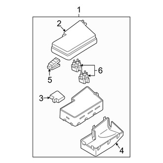Mazda OE - Electrical Components (Engine Compartment, Fuse and Relay)