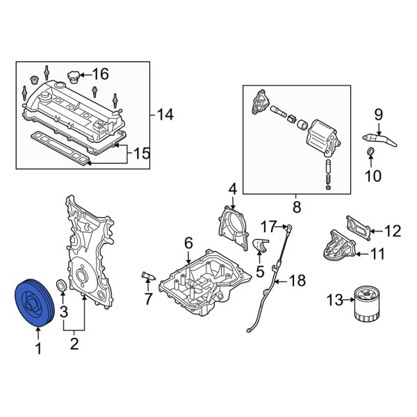 Engine Crankshaft Pulley