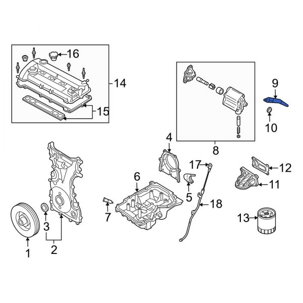 Engine Oil Pump Screen