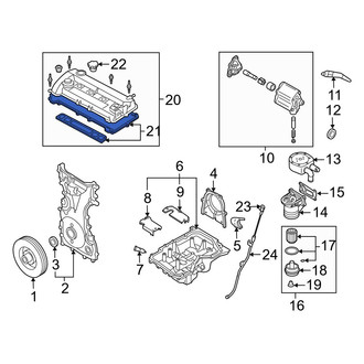 Mazda OE - Engine Valve Cover Gasket