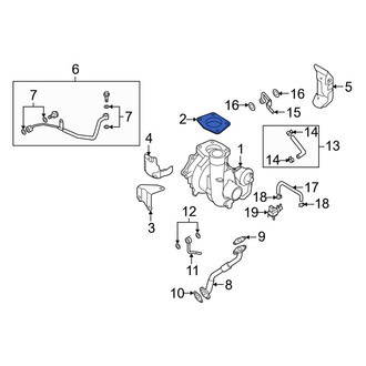 Mazda OE - Turbocharger Gasket