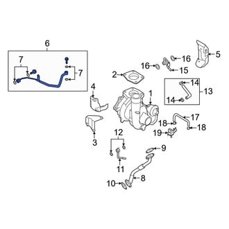 Mazda OE - Turbocharger Oil Line