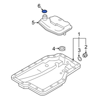 Mazda OE - Automatic Transmission Filter O-Ring