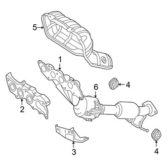 Mazda OE - Exhaust System - Manifold