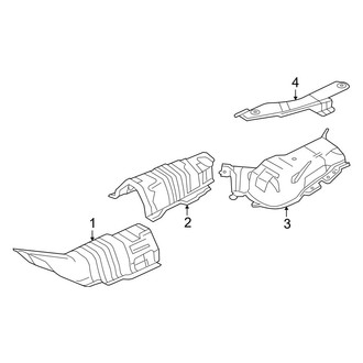 Mazda OE - Exhaust System - Heat Shields (2.0L / 2.3L)