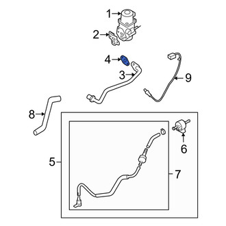 Mazda OE - Exhaust Gas Recirculation (EGR) Tube Gasket