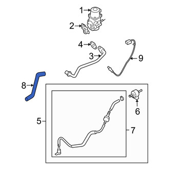 Mazda OE - PCV Valve Hose