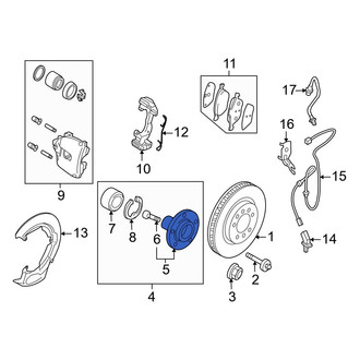Mazda OE - Front Wheel Hub