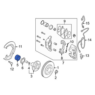 Mazda OE - Front Wheel Bearing