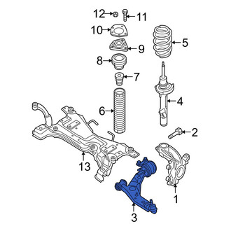 Mazda OE - Front Right Suspension Control Arm