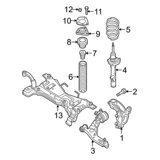 Mazda OE - Front Suspension - Suspension Components