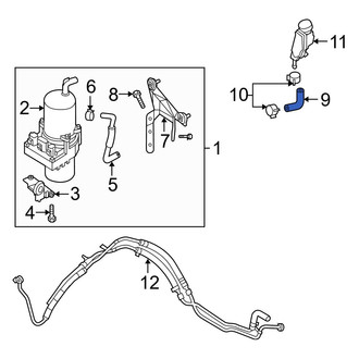 Mazda OE - Power Steering Return Hose
