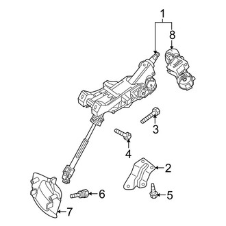 Mazda OE - Steering Column Components