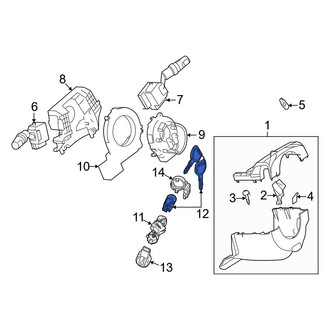 Mazda OE - Ignition Lock Cylinder
