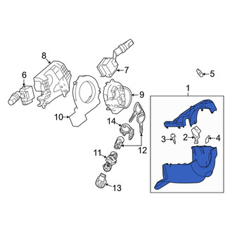 Mazda OE - Steering Column Cover