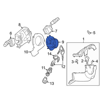 Mazda OE - Air Bag Clockspring