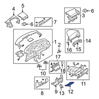 Mazda OE - Instrument Panel Cover