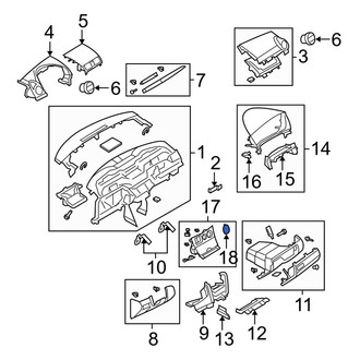 Mazda OE - Instrument Panel Cover