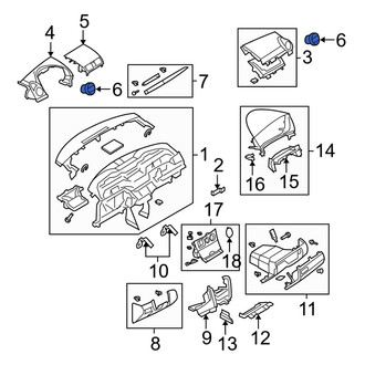 Mazda OE - Dashboard Air Vent