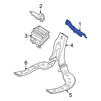 Mazda OE - Right Instrument Panel Air Duct