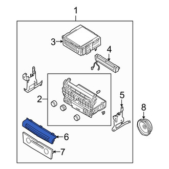 Mazda OE - Radio Cover