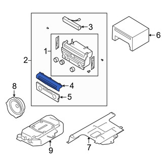 Mazda OE - Radio Cover