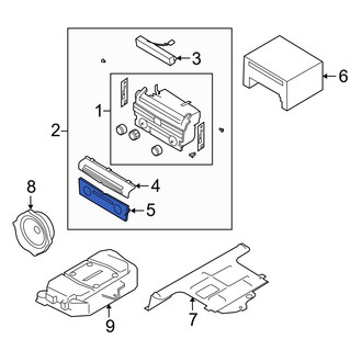 Mazda OE - Radio Cover