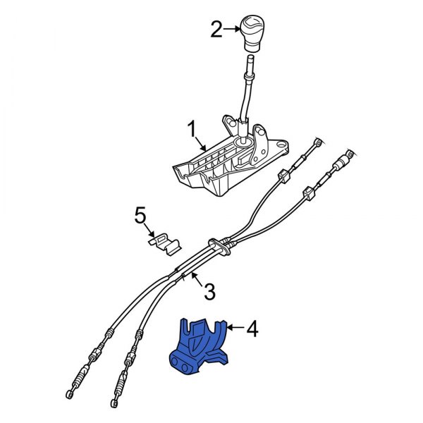 Manual Transmission Shifter Linkage Bracket