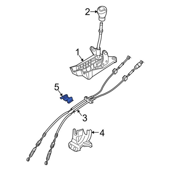 Manual Transmission Shifter Linkage Bracket