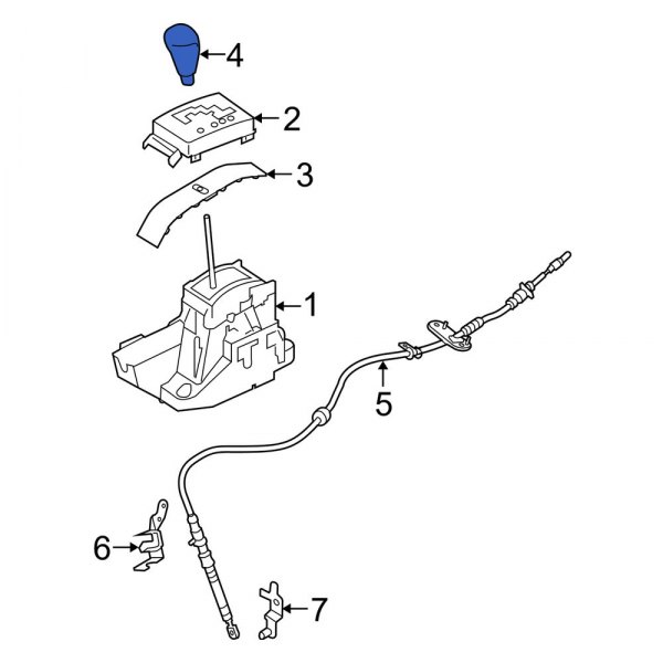 Automatic Transmission Shift Lever Knob