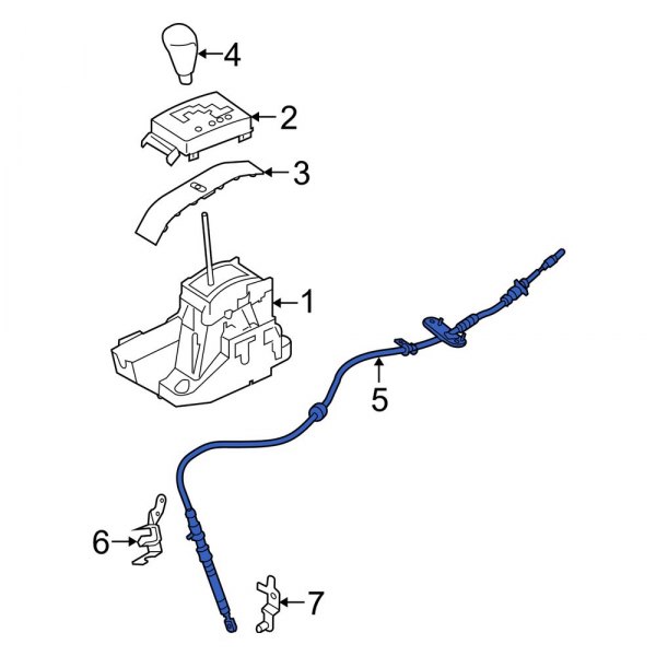 Automatic Transmission Shifter Cable