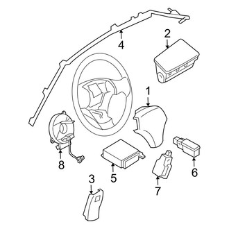 Mazda OE - Restraint Systems - Air Bag Components