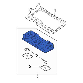 Mazda OE - Upper Overhead Console